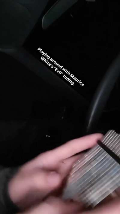 Little 3am jam in Maurice White's "Evil" tuning