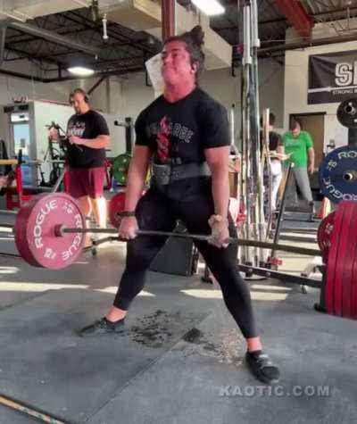 Red Skull urinates while doing dead lifts