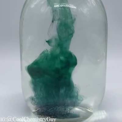 KMnO4+NaOH+Sugar. Potassium permanganate turns into MnO4-(purple), MnO4-2 (green-blue) and MnO2- (yellow)
