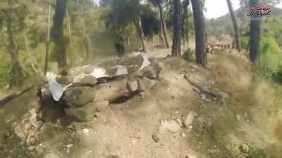Go Pro Footage of Huras Al Din fighters killing several regime soldiers. 10th October, 2019