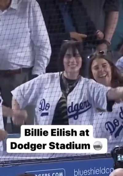 At dodger stadium