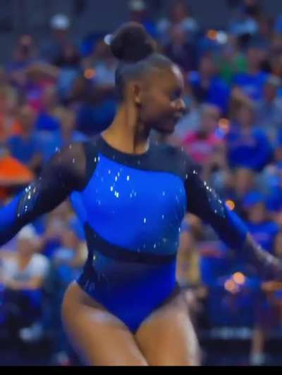 Per Request: Trinity Thomas of Florida is 1st of Florida 🐊💙🤍🧡🤸🏼&zwj;♀️