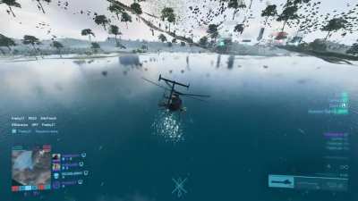 Want a break from all the dogfight going on? just go under the map. You can just fly up again afterwards you dont get any damage.