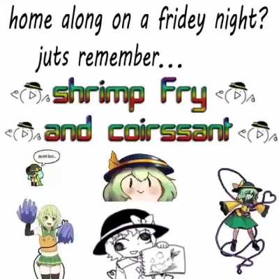 haha koishi fried shrimp wholesome