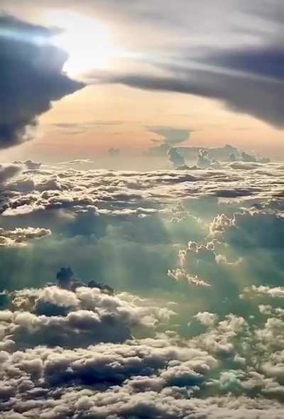 Fluffy clouds