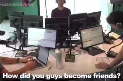 Radio station stumbles into an absolute legend.