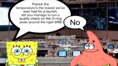 PATRICK YOU DUMBASS HOW ARE WE SUPPOSED TI HAVE MUPPETS IN SPACE NOW