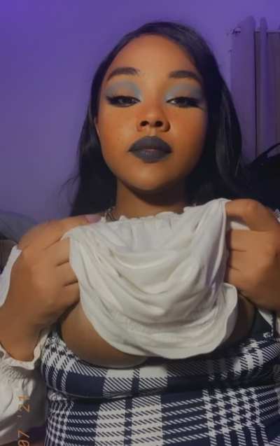 Heres something for those Monday Blues ;)— Your Blasian GF oc