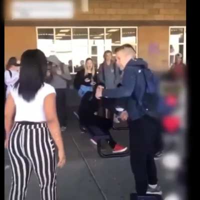 White student says, &ldquo;Go pick my cotton, it&rsquo;s that way.&rdquo; to Black student.