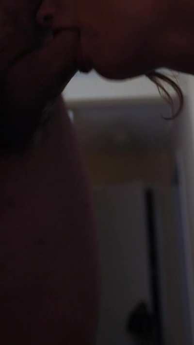 Fucking my face until my spit rolls off his balls... fuck it sounds so hot