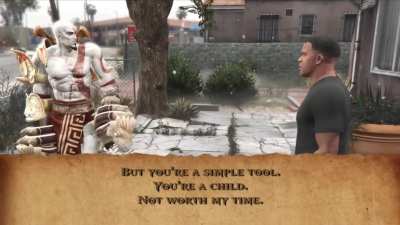 Kratos roasts Franklin