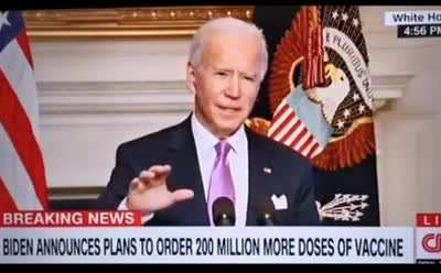 Biden wants to use 600 million doses of vaccine for 300 Americans. That's what I call a big project! That&rsquo;s 2 million vaccine doses per person.