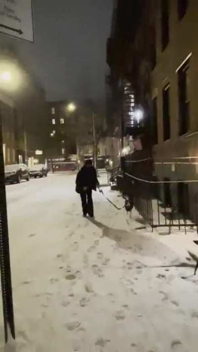 Trying to be slick but the sidewalk was more slick.
