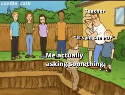 "It's on the PDF"