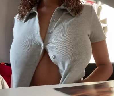 pop of a button