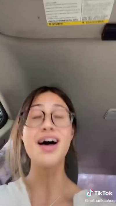 No. No. She's got a point! (Credit: @nothanksalex on Tiktok)