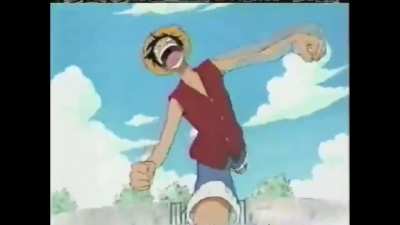 Who gave luffy his lucky straw hat?