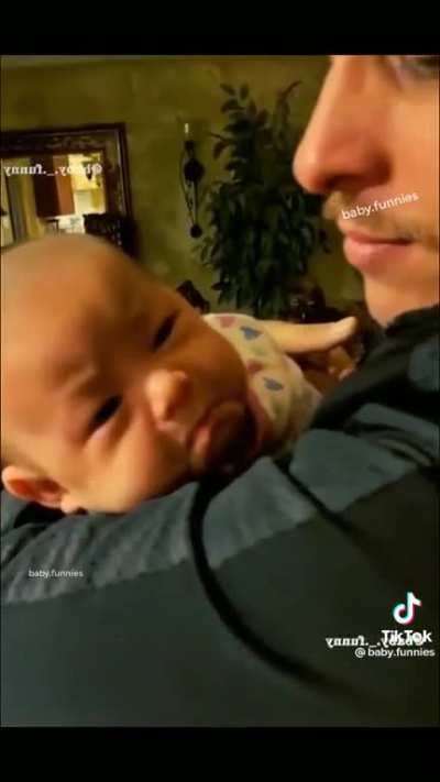 Bro hates getting kissed