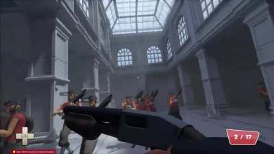 Update to my s&box (Source 2) gamemode, I'm now working on the scout's weapons! Currently this is the placeholder sound for the scattergun until I fix everything with them!