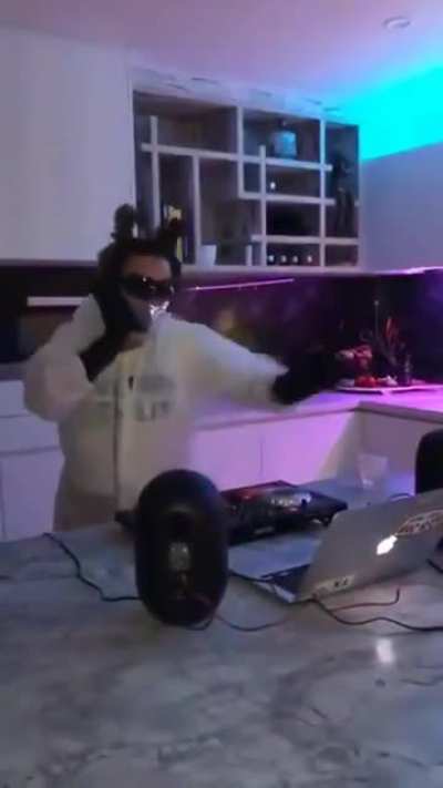 This mini disco party with a corkscrew gives me life