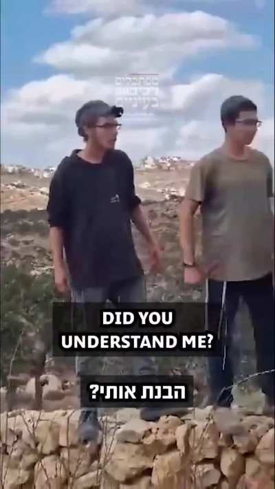 Aqraba, Area B. Settler terror: Yesterday, settlers invaded an olive grove belonging to local residents and threatened: "Where is Ibrahim? &hellip;Next time it will be with the army, shooting and killing."