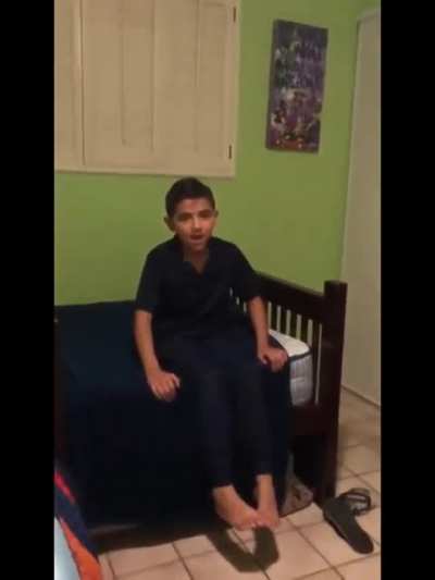 He points a middle finger&hellip;until&hellip;