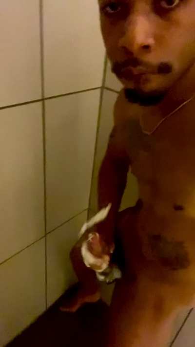 Releasing in the gym showers