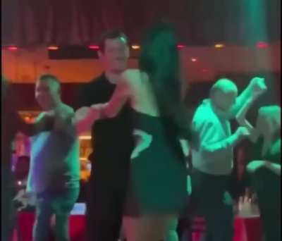 Dua Lipa &amp;amp; Callum Turner dancing in Mexico the other night!