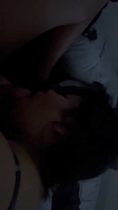 We took dinner to go couldn&rsquo;t wait to get home and stuff my mouth with cock 