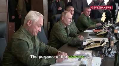 RU POV: Putin showed up in Belarus wearing military attire and said that Russia is using its combat experience from Ukraine in the Zapad 2025 military exercise with Belarus.