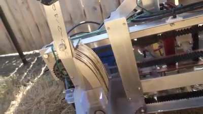 Homemade Knife-Throwing Machine