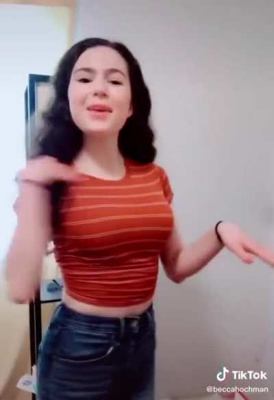 Becca in stripes