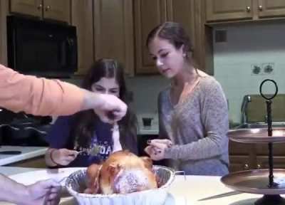 Pregnant chicken ?