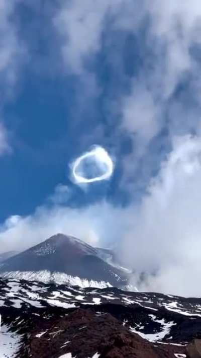 Mount Etna's vortex ring