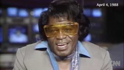 This 1988 interview with James Brown while he was high on PCP (hallucinogenic).