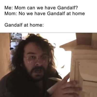 Gandalf at home