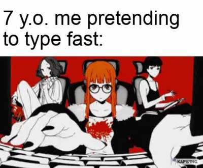 Now I can actually type fast
