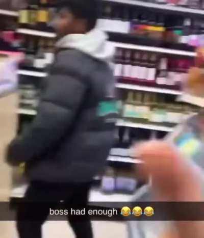 Boss man had enough