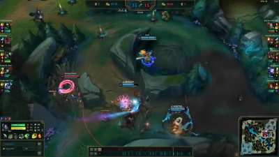 When the enemy lines up in a row
