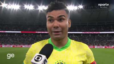 Capitão do Brasil, Casemiro falou sobre a derrota para o Japão e o saldo da preparação da Seleção