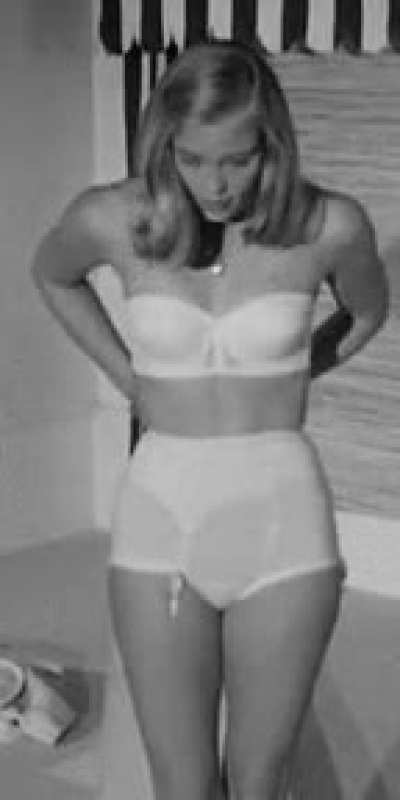 Cybill Shepherd stripping down for a swim