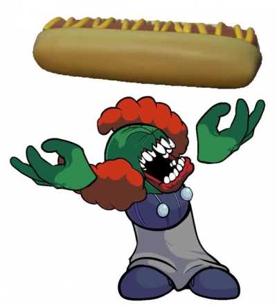 Tricky vino a traerte un hotdog dile gracias a tricky