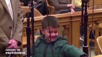 WCGW when you run a red light with your kid and bring him to court with you