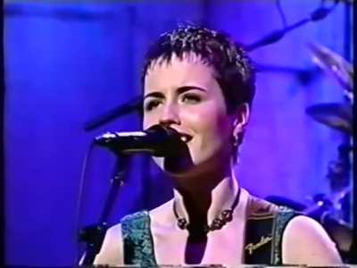 The Cranberries (Dolores O'Riordan) - "Linger", making their US television debut in 1993 on Conan O'Brien