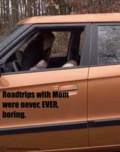 road trip with mom