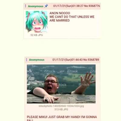 Anon couldn't wait until marriage