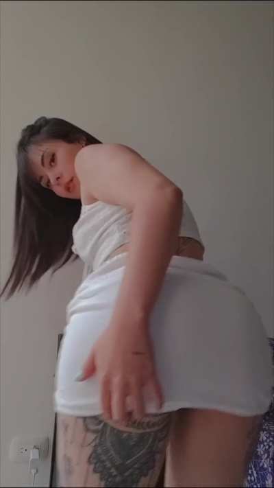 Should I wear this at our date without panties, step son?