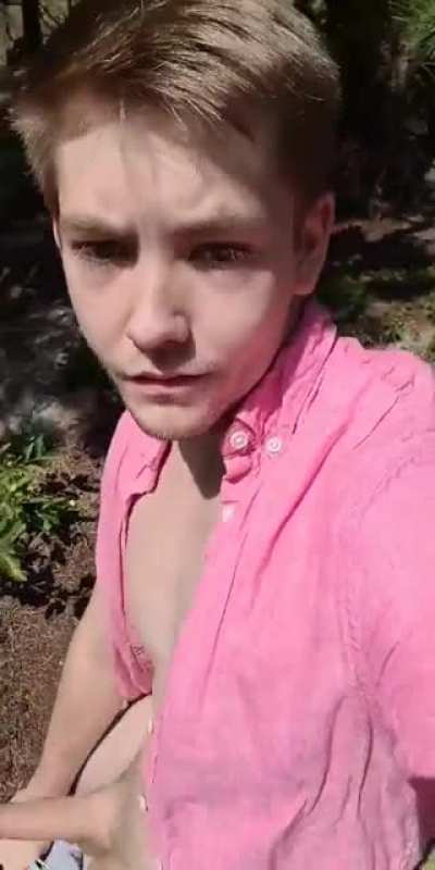 On my hike