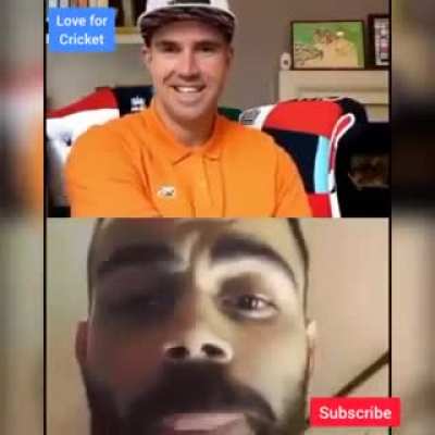 KP on dhoni's first test wicket thing....