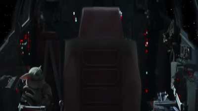 Baby Yoda animated zoom background